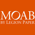 Moab by Legion Paper company  logo