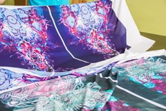 An example of dye-sublimated fabric.