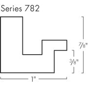 This 1 " profile stepped frame features a crisp white finish with clean, modern lines. Its layered design adds subtle depth and dimension, making it a versatile choice for contemporary artwork, photography, or minimalist interiors.