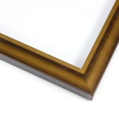 This 1-1/4 " frame features an antique gold finish with textured definition to add depth. This frame is the perfect mix of vintage and class to add elegance to any artwork.