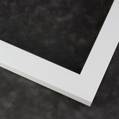 1-1/4 " width: ideal for small artwork. The clean modern lines and natural details of this frame make it the perfect fit for a wide variety of paintings, photos and giclee prints.