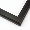 This classic black, matte frame features a smooth curve on the outer edge and two step lip.

1.125 " width: ideal for smaller artworks. Pair this simple frame with a bold oil or watercolour painting, or border a high-contrast greyscale photograph for a modern effect.
