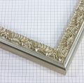 1-1/4 " Ornate Bright Silver Frame
