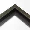 This simple, grey-brown canvas floater frame features a slim, flat face and natural wood grain finish. Dress it up with an old watercolor or oil painting, or keep it modern with a bright family photograph.
.75 "es wide: ideal for small images.