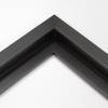 This simple, matte black canvas floater frame features a slim, flat face. Dress it up with an old watercolor or oil painting, or keep it modern with a bright family photograph.
.75 "es wide: ideal for small images.