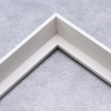 This simple, tapered edge canvas floater frame features a narrow face with a drop edge that widens internally toward the base. This style, in a classic matte white, lends a unique hovering effect to your framed canvas.
Display your favourite gallery wrapped Giclée print or painting with authentic, fine art style. These slender canvas floating frames are ideal for smaller, .75 " deep (thin) stretched canvases.
*Note: These solid wood, custom canvas floaters are for stretched canvas prints and paintings, and raised wood panels.
