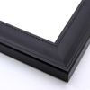 This classic, matte black frame features a scoop profile with a rounded outer edge and square beading on the lip.

2 " width: ideal for medium or large images. Pair this simple frame with a bold acrylic or watercolour painting, or border a high-contrast greyscale photograph for a modern effect