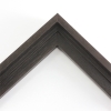 This stair step wood floater frame lets your canvas hover neatly within the simple, modern border. The frame features a Espresso Natural Wood finish with a steep upper and small lower step.
Give an authentic, fine art display to your favourite Giclée print or oil painting. This size is ideal for thin (3/4 " deep) gallery wrap canvases. The canvas may protrude slightly above the frame face.
*Note: These solid wood, custom canvas floaters are for stretched canvas prints and paintings, and raised wood panels.