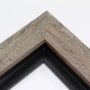 This simple but expressive floater frame features an organic wood grain face, complete with whorls and shallow ridges. The soft, pale grey finish has hints of brown and white that highlight the rough texture.
Ideal for medium and large size artworks. The natural simplicity of this countryside frame is the perfect match for nature or farmland photographs or oil paintings.
