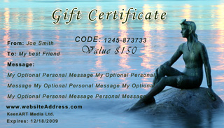 Sandiego Fine ART Gift Certificates & Gift Cards